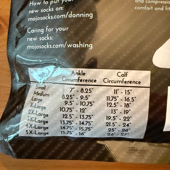 Mojo Pink & White Over the Calf Compression Knee High Socks 20-30 mmHg Size XL - Picture 3 of 5